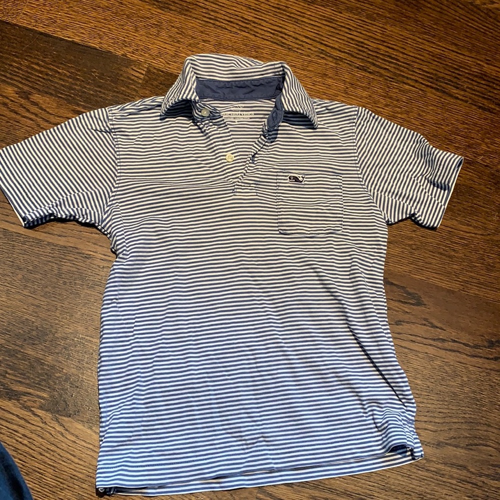 Vineyard Vines boys size 5 striped polo shirt